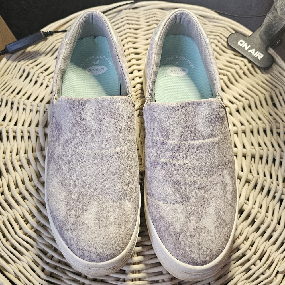 Dr. Scholl's Gray Slip-On Shoes
